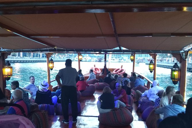 Dubai Full-Day Tour with Dinner and Burj Khalifa Entry Ticket - Dubai Marina by boat: thirty minutes among the towers
