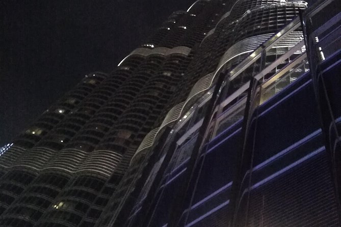 Dubai Full-Day Tour with Dinner and Burj Khalifa Entry Ticket - Armani Mediterraneo dinner beside the fountain