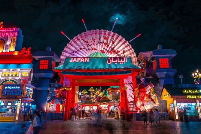 Dubai Global Village Entry Ticket - Food, shopping, and giant landmark models