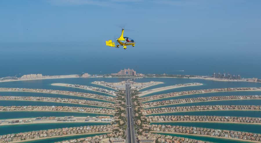 Dubai: Gyrocopter Introductory Flight - Photos, video, and the no-phone rule