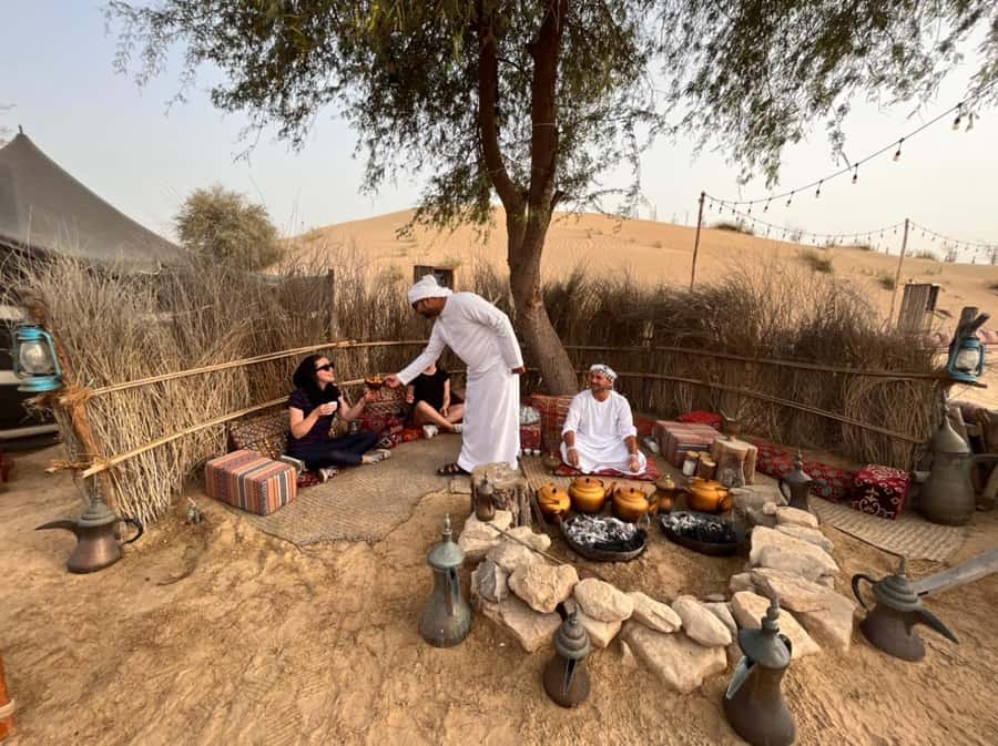 Dubai: Half-Day Camel Trekking with Al Marmoom Breakfast - Gahwa, sweets, and the first welcome