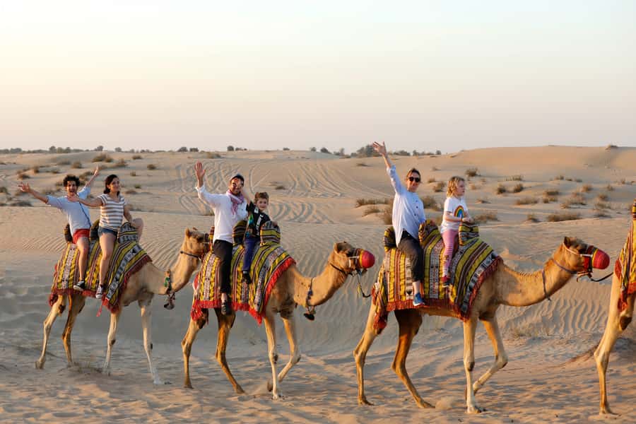Dubai: Half-Day Camel Trekking with Al Marmoom Breakfast - The Bedouin village and a slower view of desert life