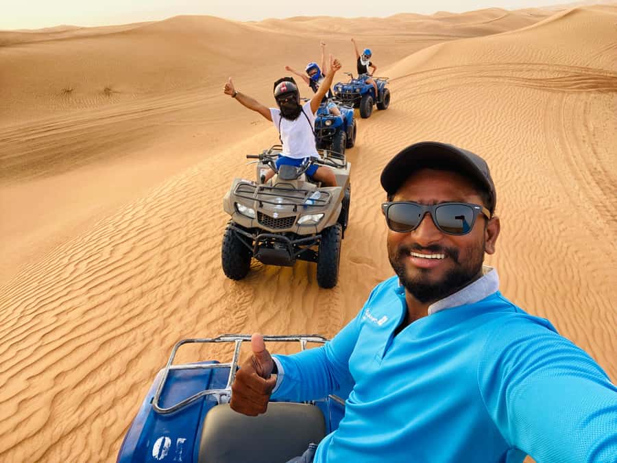 Dubai: Half-Day Desert Safari, Camel Ride, ATV & Dune Buggy - Guide service makes the difference