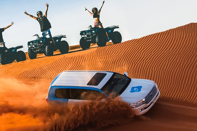 Dubai: Half-Day Desert Safari, Camels, Quad Bike & Refreshments - Hotel pickup sets the pace