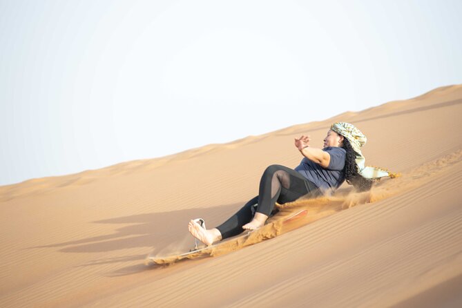 Dubai Half-day Red Dunes bashing with Sandboarding, Camel &Falcon - Who will enjoy this tour most