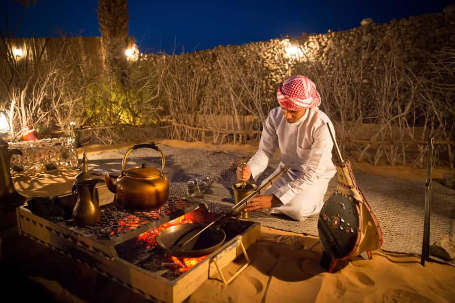 Dubai: Heritage Camel Desert Safari with Traditional Dinner - Falconry at sunset adds a strong sense of place