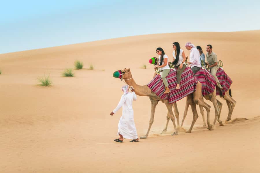 Dubai: Heritage Camel Desert Safari with Traditional Dinner - Hotel pickup sets a long afternoon in motion