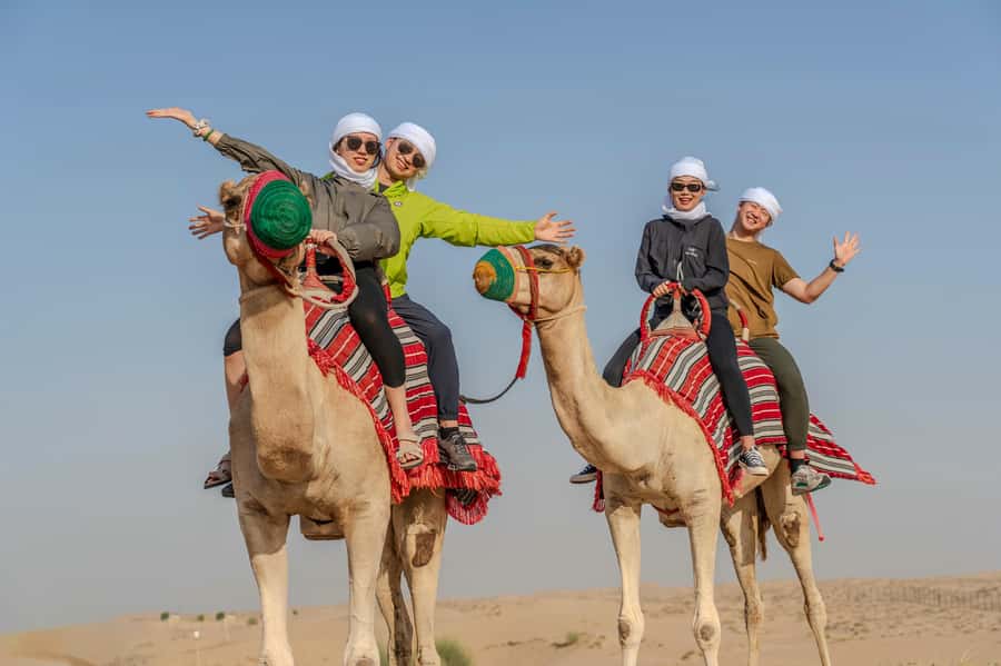 Dubai: Heritage Safari, Camel Ride & Al Marmoom Oasis Dinner - A village built around old desert life