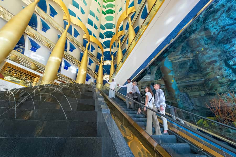 Dubai: Inside Burj Al Arab Guided Tour with Optional Extras - A polished welcome in the grand foyer