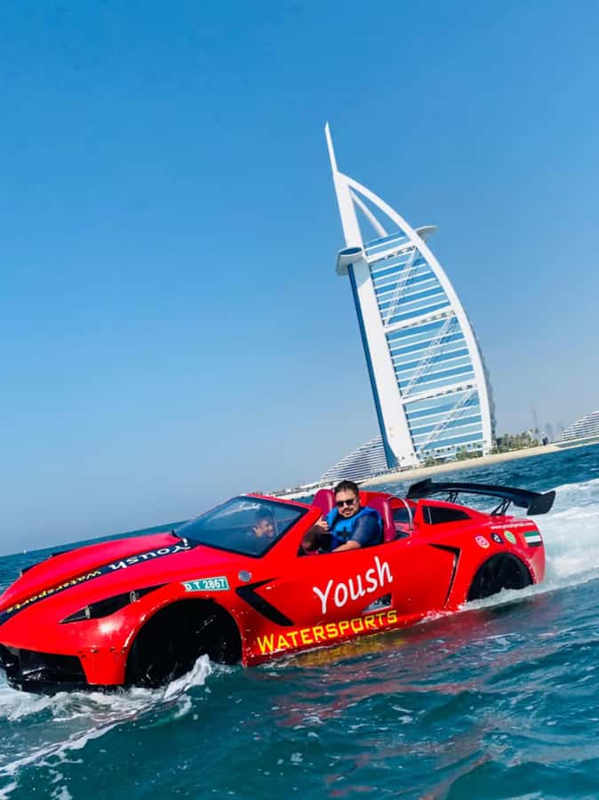 Dubai: Jet Ski 30Min & 30Min Jet Car Burj Al Arab Adventure - Starting at Fisherman Harbor 3 near Burj Al Arab