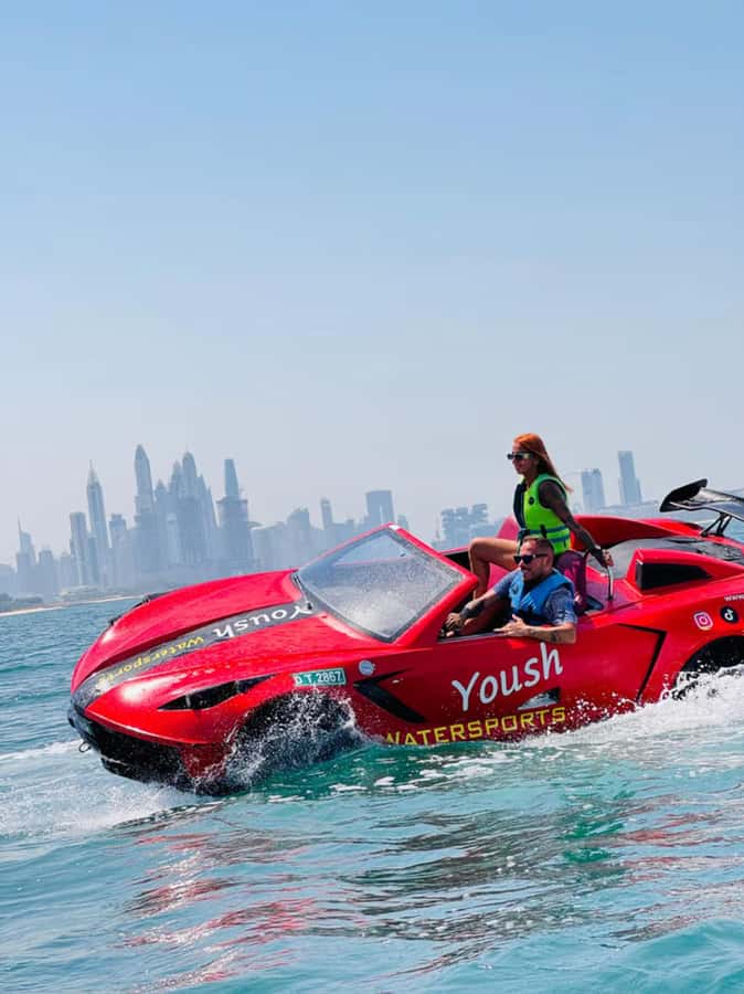 Dubai: Jet Ski 30Min & 30Min Jet Car Burj Al Arab Adventure - Switching from jet ski to a two-seat jet car