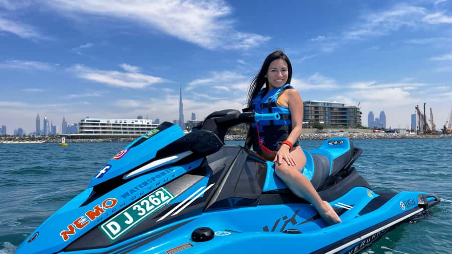 Dubai Jet Ski: Burj Khalifa, Burj Al Arab, Pics & Ice Cream! - Starting at Umm Suqeim Marina
