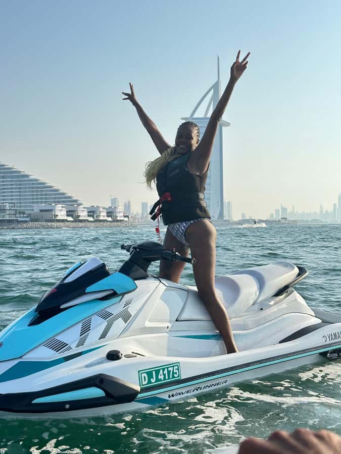 Dubai Jet Ski & Chill? More Like Jet Ski & Thrill! + Coffee - Palm Jumeirah, Atlantis, and the photo stops