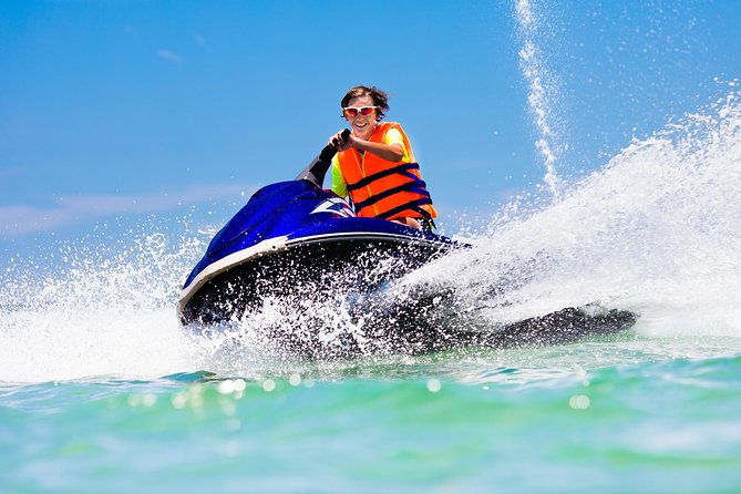 Dubai : Jet Ski Ride to Burj Khalifa & Burj Al Arab with Juice - Burj Khalifa views from the water