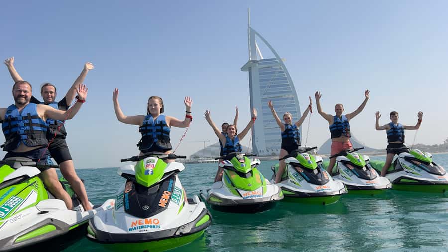 Dubai: Jet Ski to Atlantis with Videos, Photos and Ice Cream - Around Palm Jumeirah and Atlantis The Royal