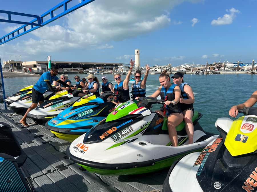 Dubai: Jet Ski to Atlantis with Videos, Photos and Ice Cream - Atlantis The Palm from the sea