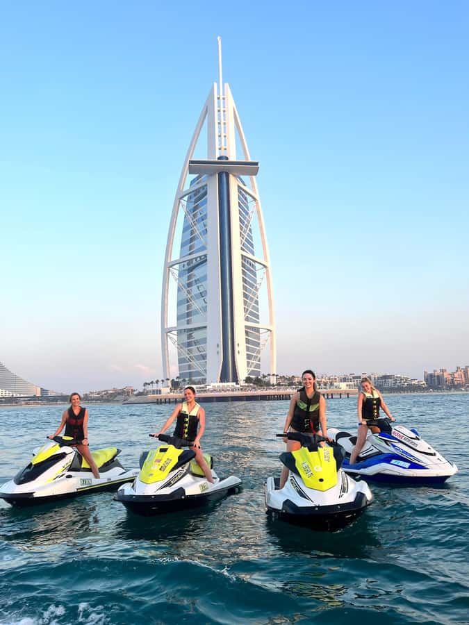 Dubai: Jet Ski to Burj Al Arab included Photos and Videos - Stopping near the Burj Al Arab