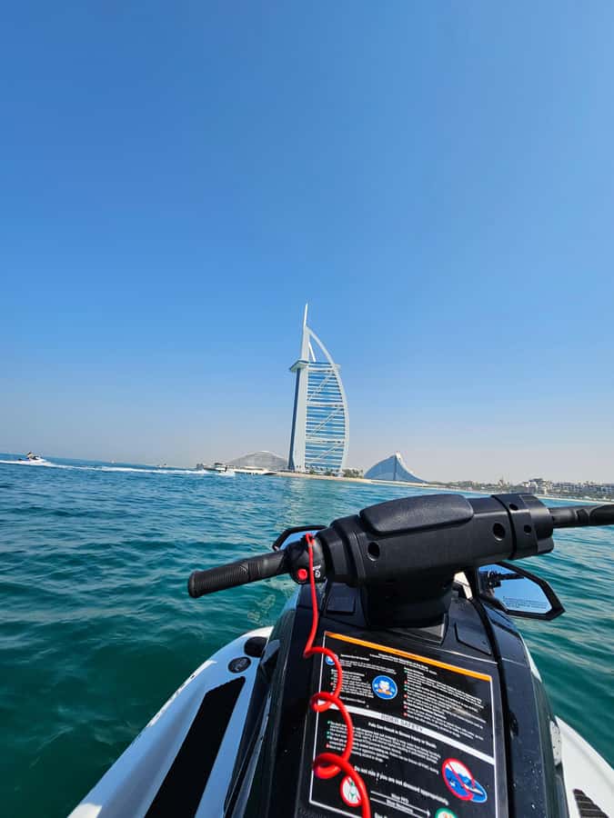 Dubai: Jet Ski to Burj Al Arab included Photos and Videos - The safety briefing comes first