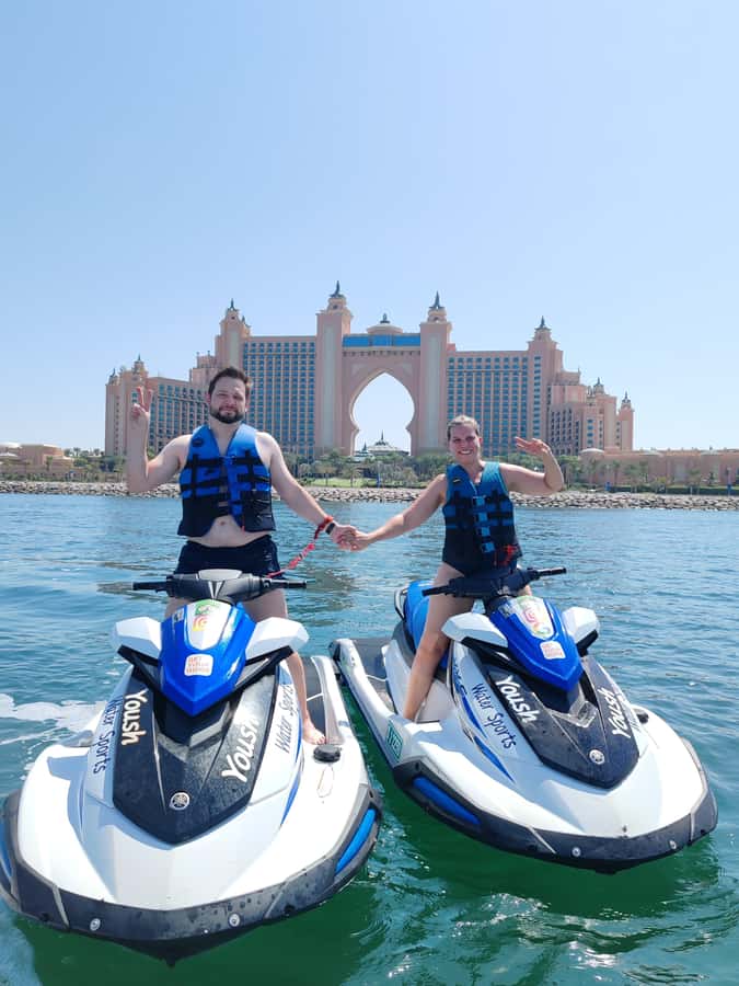 Dubai: Jet Ski Tour of Burj Al Arab & Atlantis the Palm - Jumeirah Beach Hotel and the changing coastline