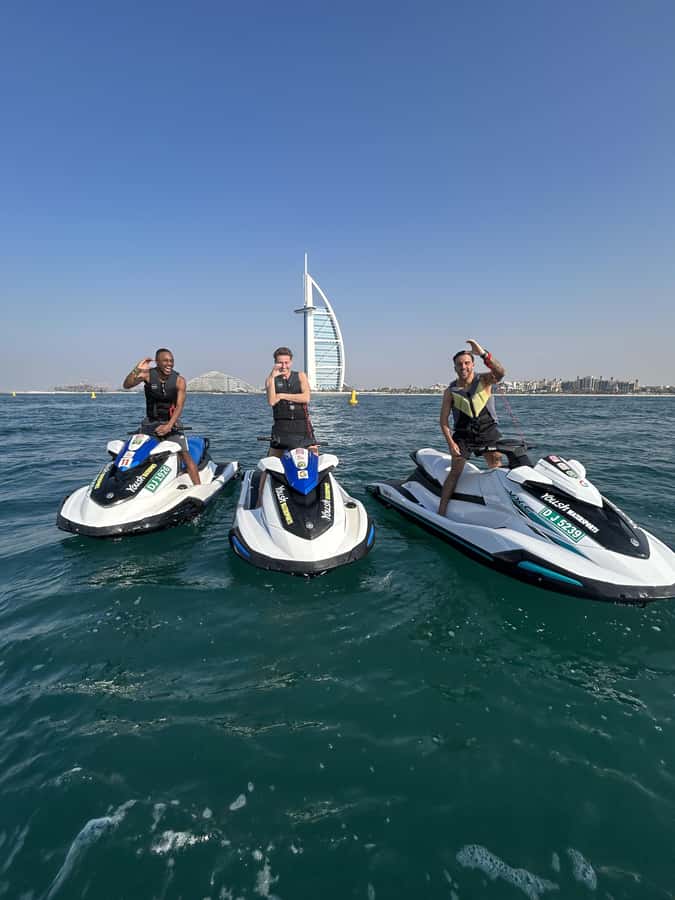 Dubai: Jet Ski Tour of Burj Al Arab with Photos - Riding from Jumeirah to Dubai’s open water