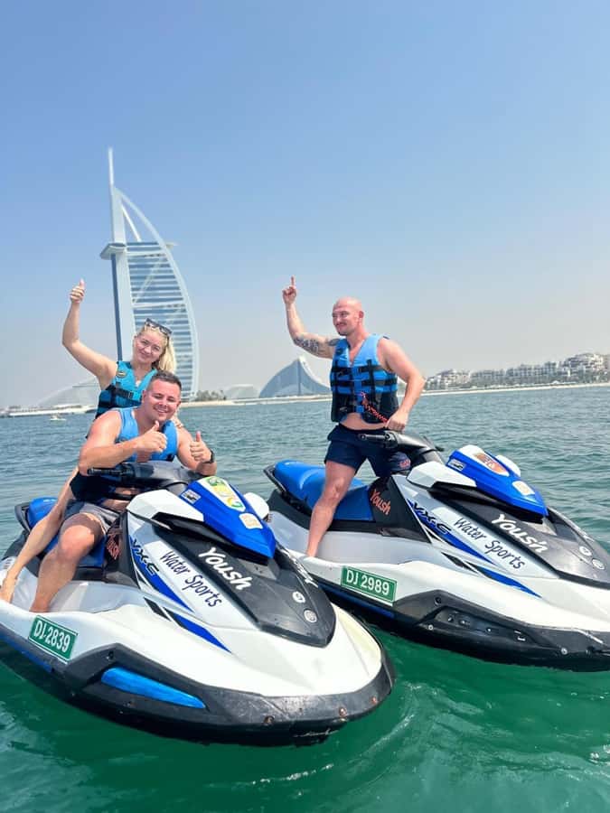 Dubai: Jet Ski Tour of Burj Al Arab with Photos - The value of $55 for up to two people