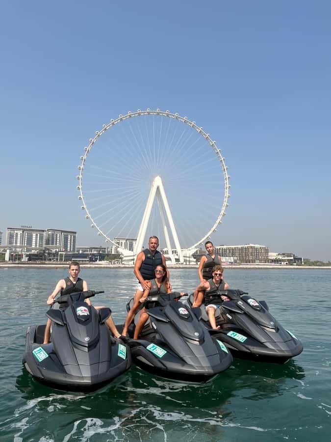 Dubai: Jet Ski Tour To Dubai marina, JBR - Burj Al Arab: your first major photo stop
