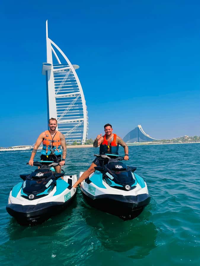 Dubai jet ski: visit the Burj al Arab and Atlantis with photos and videos - Choosing between 30, 45, and 60 minutes