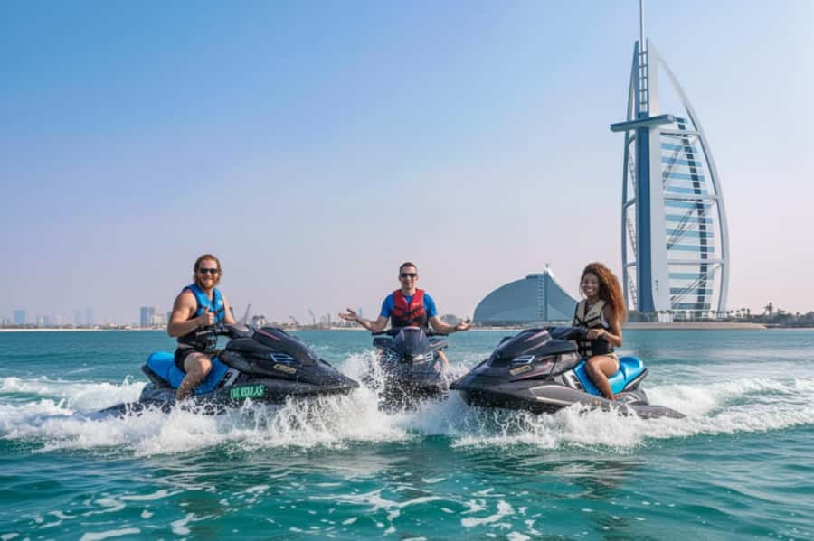 Dubai: Jetski, Burj Khalifa, Burj Al Arab, Juice, & Photos - Starting at Fishing Harbor 1