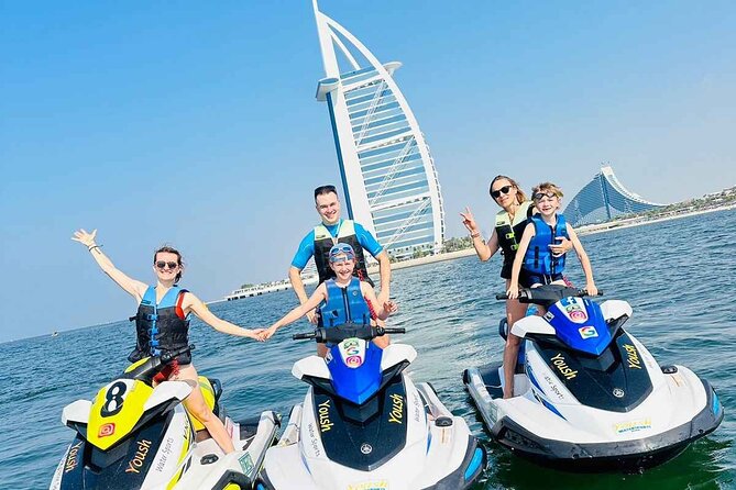 Dubai Jetski Tour of Burj al Arab and Burj Khalifa 45Min. - Jumeirah Public Beach and the newer hotel views