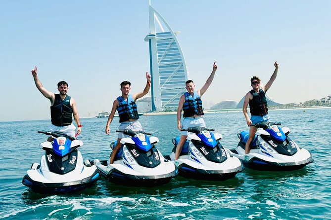 Dubai Jetski Tour of Burj al Arab and Burj Khalifa 45Min. - The Burj Khalifa photo stop from the coast