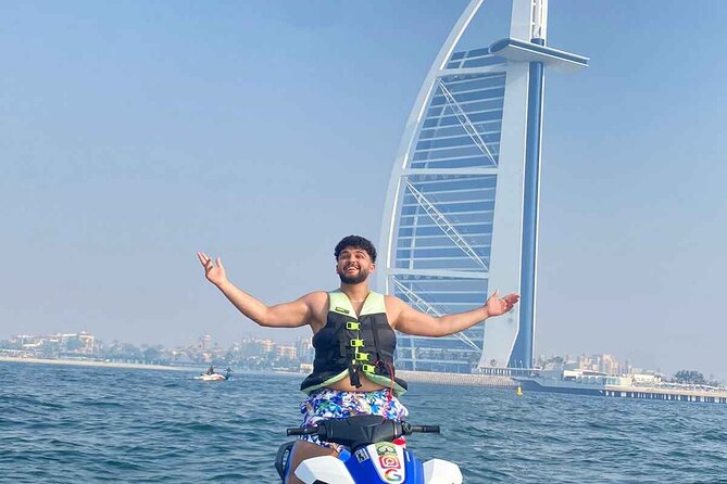 Dubai Jetski Tour of Burj al Arab and Burj Khalifa 45Min. - Riding toward the Burj Al Arab