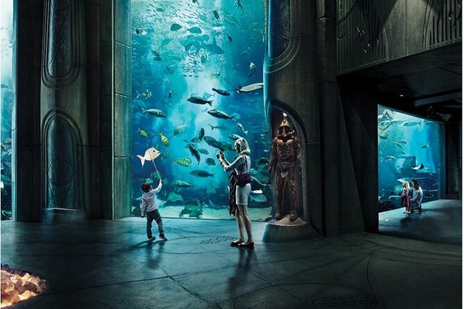 Dubai Lost Chambers Aquarium Admission E-Ticket - The Ambassador Lagoon and Poseidon’s Court