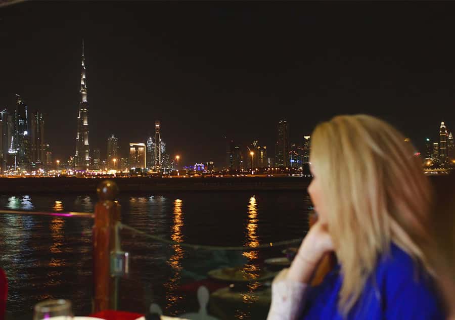 Dubai: Luxury Canal Dinner Cruise with Optional Transfers - Shared transfers, timing, and traffic