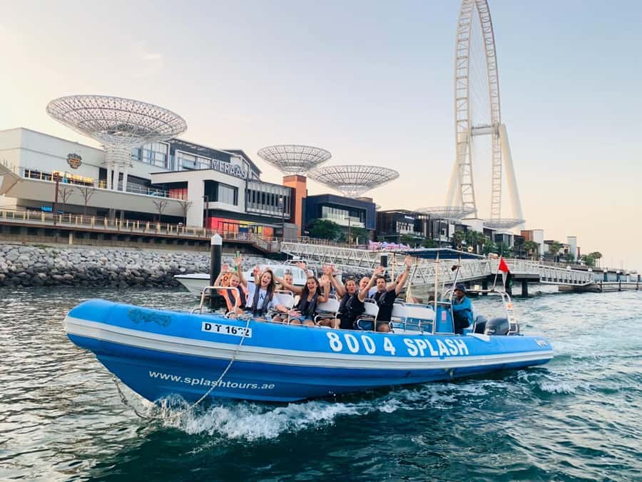 Dubai Marina : 1.5-Hour Atlantis Sightseeing Speedboat Tour - Palm Jumeirah From the Sea