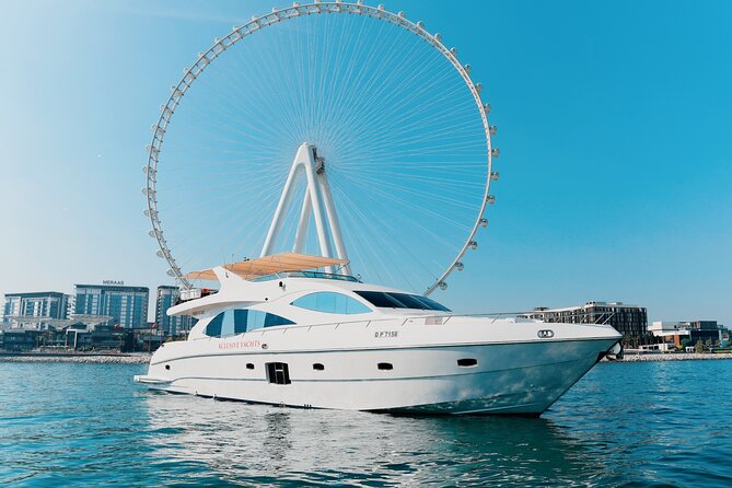 Dubai Marina 1hr Yacht tour with Drinks - Sailing through the marina canal