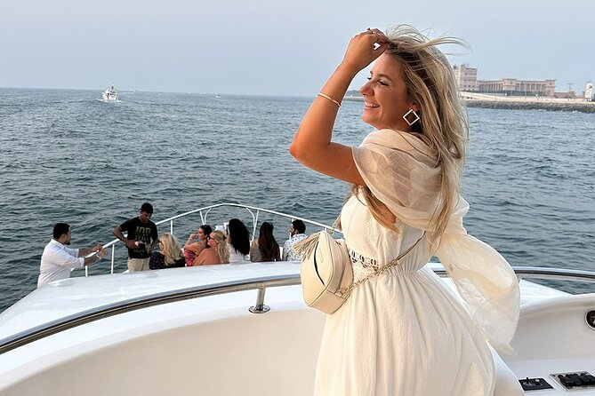 Dubai Marina 2 Hour Sunset Yacht Tour with Alcoholic Drinks - What the yacht feels like onboard