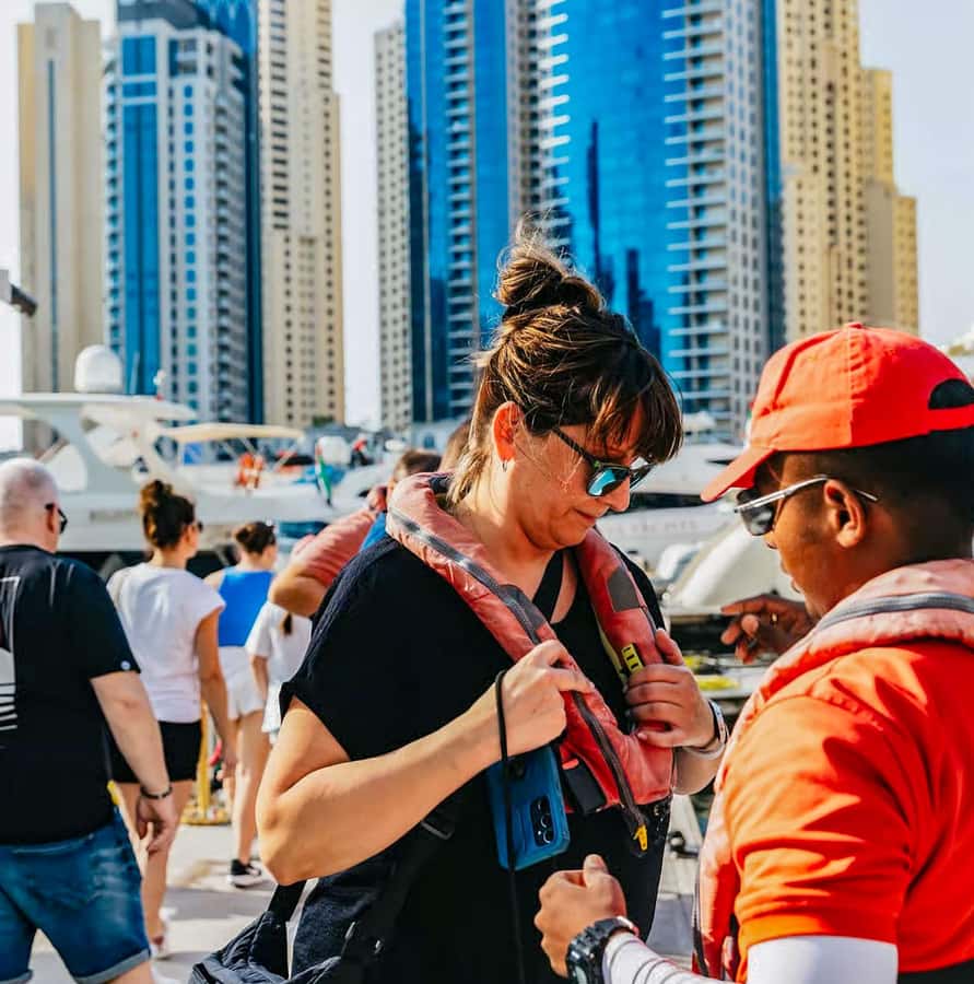 Dubai: Marina, Atlantis, Palm & Burj Al Arab Speedboat Tour - Jumeirah Beach from the open water