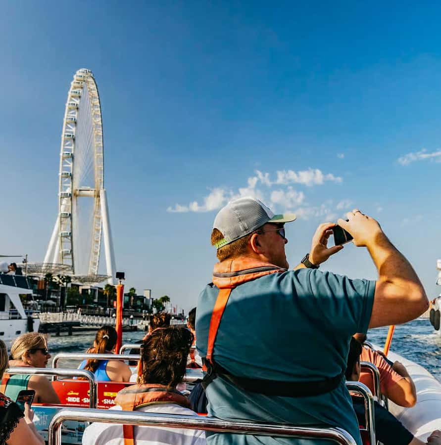 Dubai: Marina, Atlantis, Palm & Burj Al Arab Speedboat Tour - Palm Jumeirah, where the ride gets exciting