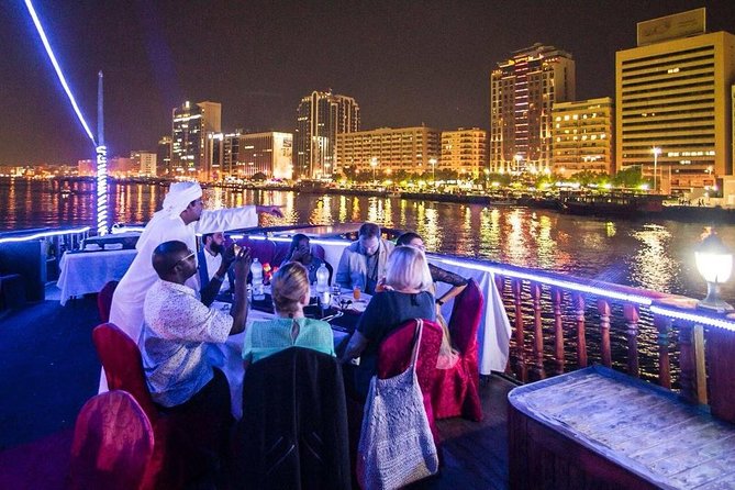 Dubai Marina Cruise Dinner with Entertainment Show - Shared tables change the mood