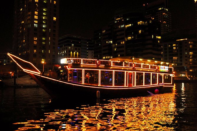 Dubai Marina Dhow Dinner Cruise with Transfers - The best views along the two-mile route