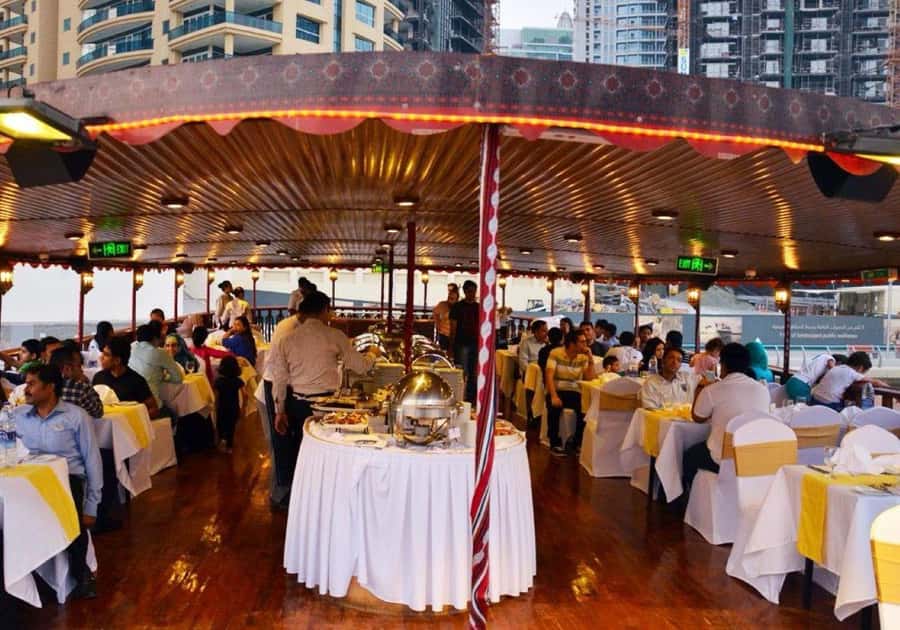 Dubai Marina Dinner Cruise with Live Entertainment(Al Wasl) - Arriving at Dubai Harbour Gate 3