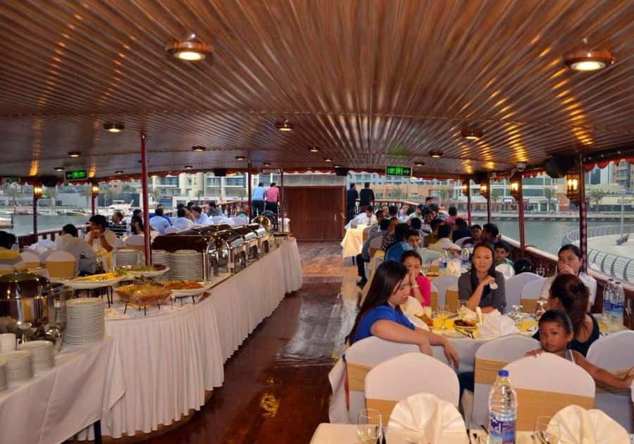Dubai Marina Dinner Cruise with Live Entertainment(Al Wasl) - Boarding the Al Wasl Dhow Cruise