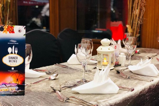 Dubai Marina Dinner Cruise with Live Music & Open Bar - Bluewaters Island and the wider skyline