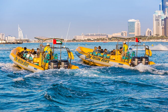 Dubai Marina Guided Sightseeing High-Speed Boat Tour - Burj Al Arab and Dubai’s polished shoreline