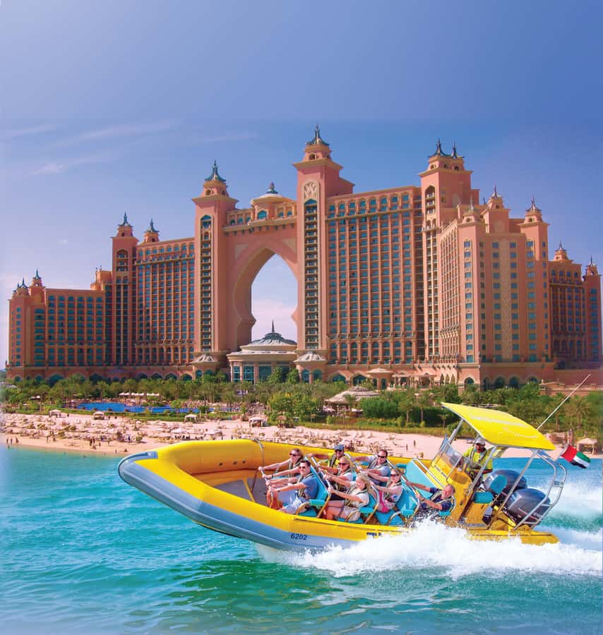 Dubai Marina: Guided Sightseeing Tour by Speedboat - Palm Jumeirah by speedboat