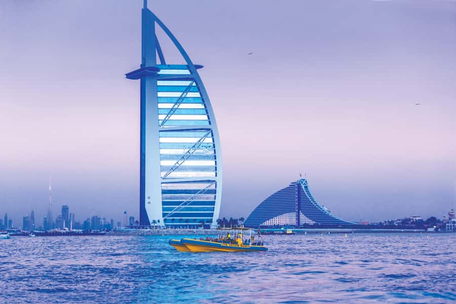 Dubai Marina: Guided Sightseeing Tour by Speedboat - Atlantis and Atlantis The Royal