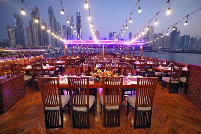 Dubai Marina Luxurious Dhow Cruise Dinner International Buffet - The real question: upper deck or lower deck?
