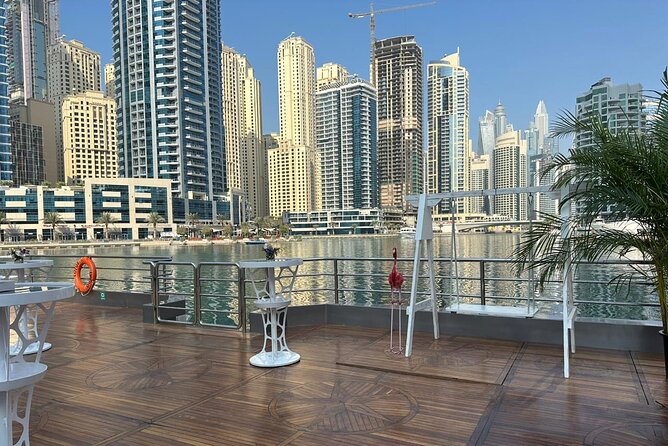 Dubai Marina Luxury Cruise w/ 5 Star Buffet Dinner & Transfer - The Route: Ain Dubai, Bluewaters, and JBR