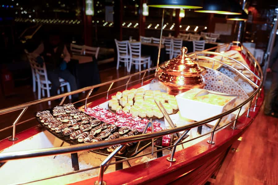 Dubai: Marina Luxury Dhow Dinner Cruise - What you see from Dubai Marina