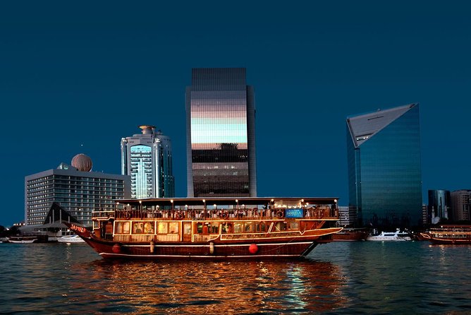 Dubai Marina Luxury Dinner Cruise with Buffet, Live Entertainment - Dubai Marina after sunset